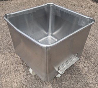120 Litre Stainless Steel Tote Bin