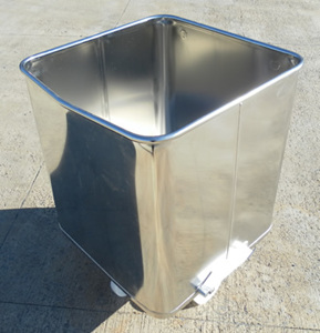 Stainless Steel 300 Litre Tote Bin